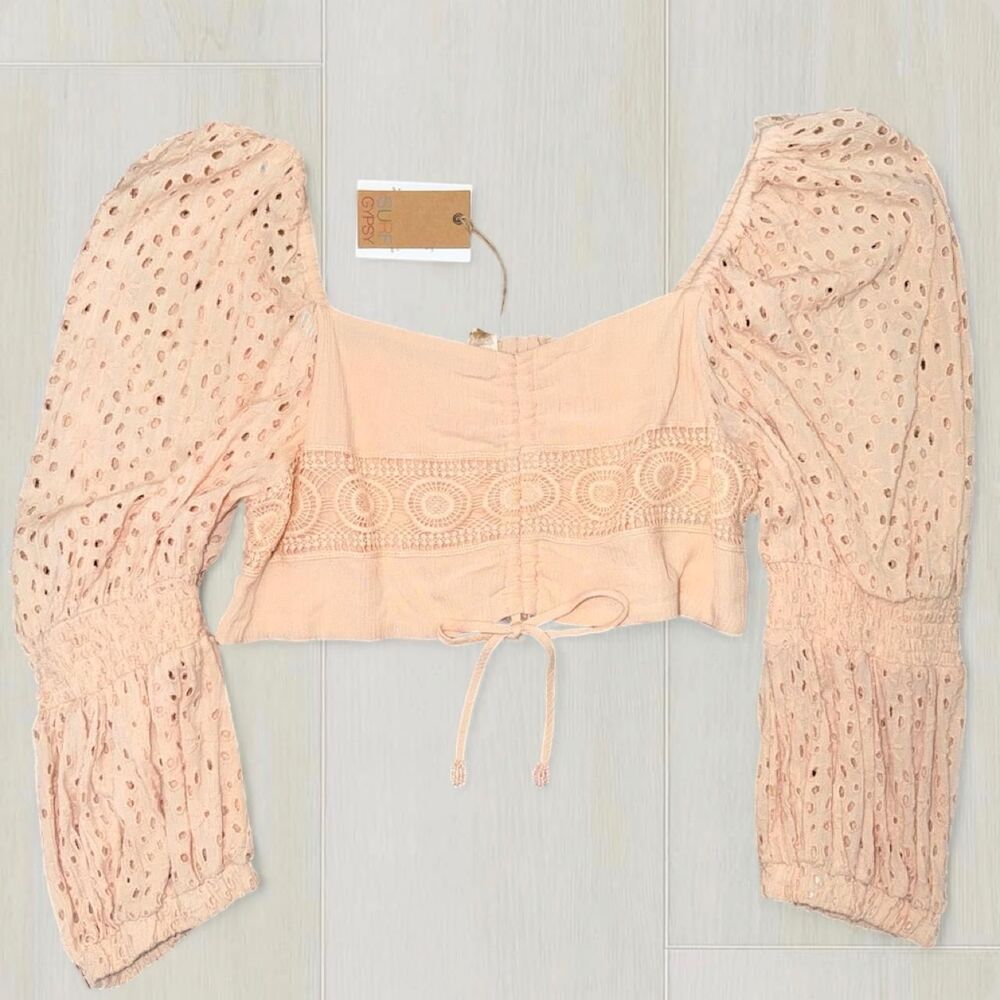 Surf-gypsy Women's Pink and Orange Blouse